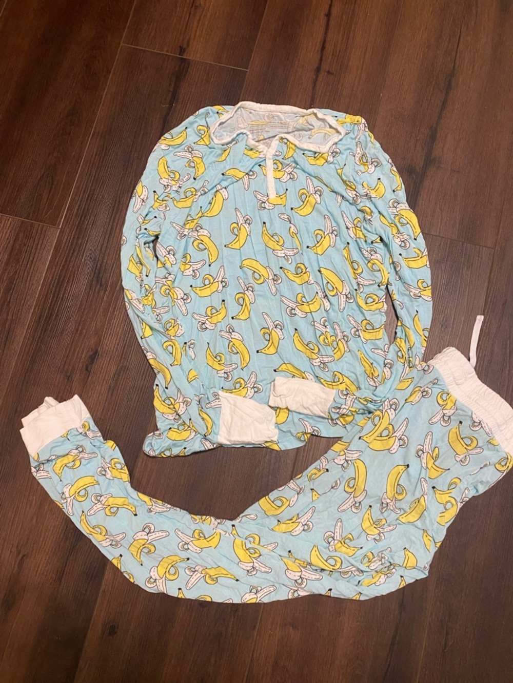 Little sleepies bananas print